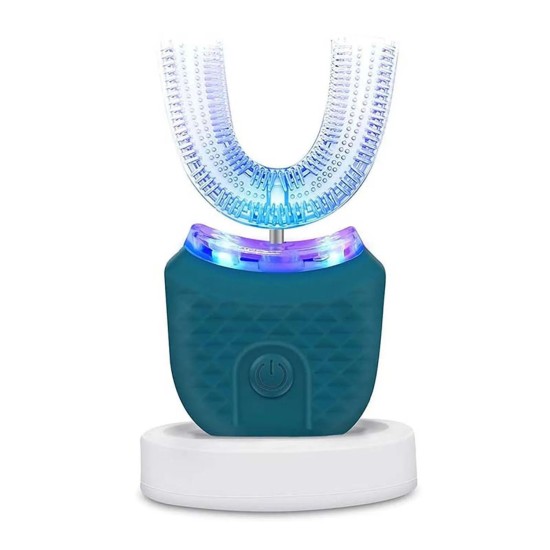 Wireless Charging U-shaped Adult Electric Toothbrush Ultrasonic Toothbrush With Silicone Waterproof Vibration Sonic Toothbrush